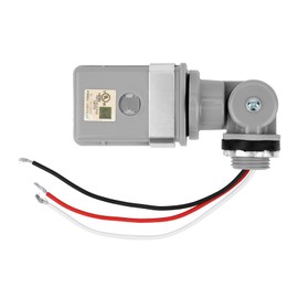 BTFO Photocell Sensor for Outdoor Lights, 120VAC 50/60Hz Controls Lighting Dusk to Dawn IP54 Waterproof Photoelectric Switch with Swivel Mount for LED/Halogen/CFL in Street Yard Landscape