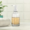 Oggi 12oz Round Glass Lotion and Soap Dispenser for Kitchen