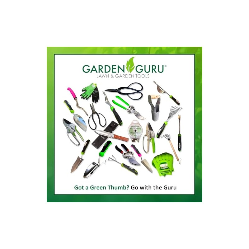 Garden Guru Hori Hori - Cuchillo de jardín con mango
