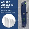 AccuTec Pro Safety U4 Standard Utility Knife - Pocket-Sized Cutting