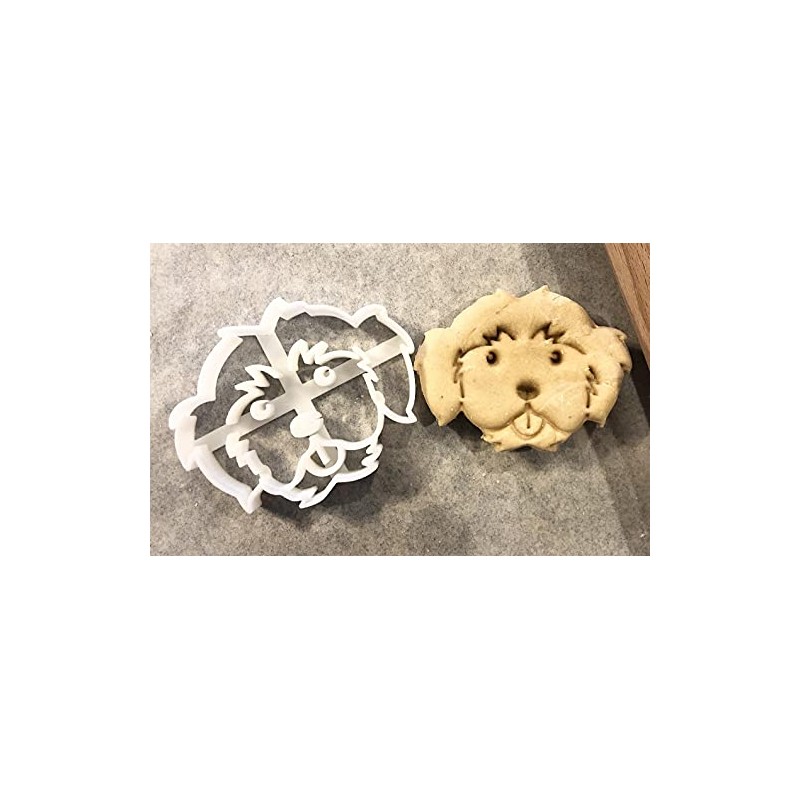 Havanese Cookie Cutter and Dog Treat Cutter - Face -