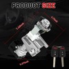 NYXCOMAN Ignition Switch Lock Cylinder with 2 Keys Without Chip
