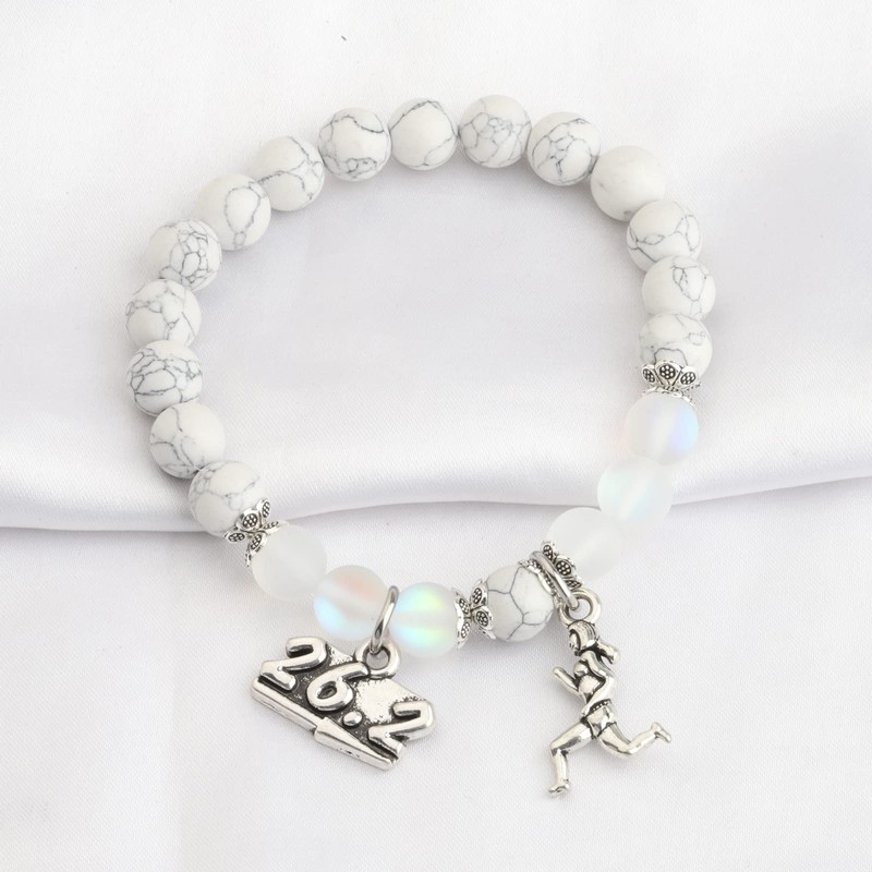 Runner Bracelet Marathon Running Gift Track Gift Marathon Runner Inspirational