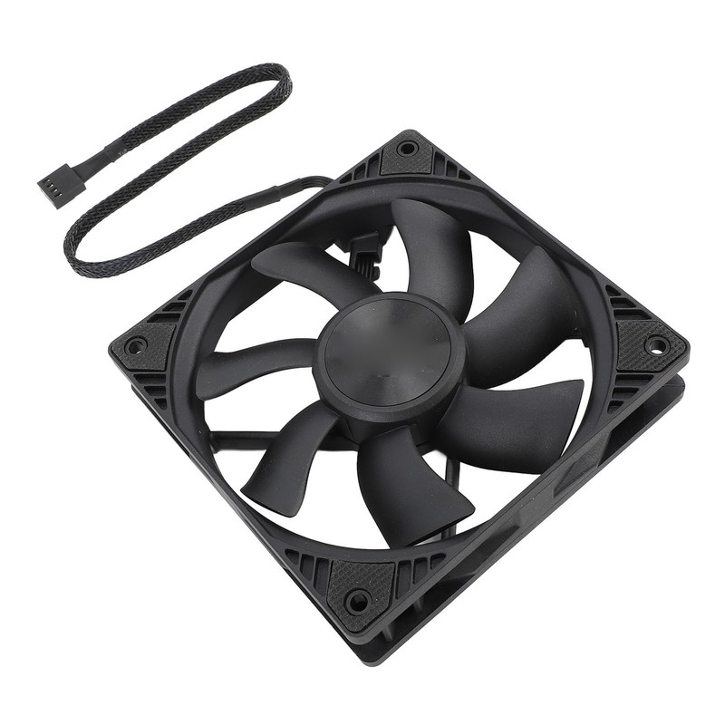 12V PWM Fan 800‑3000RPM 132CFM High Speed MFDB Bearing Silent
