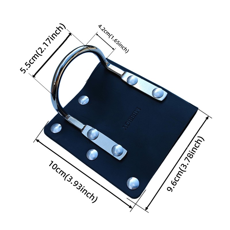 Leather Tool Holster, Leather Axe Belt Loop, Leather Hammer Holder