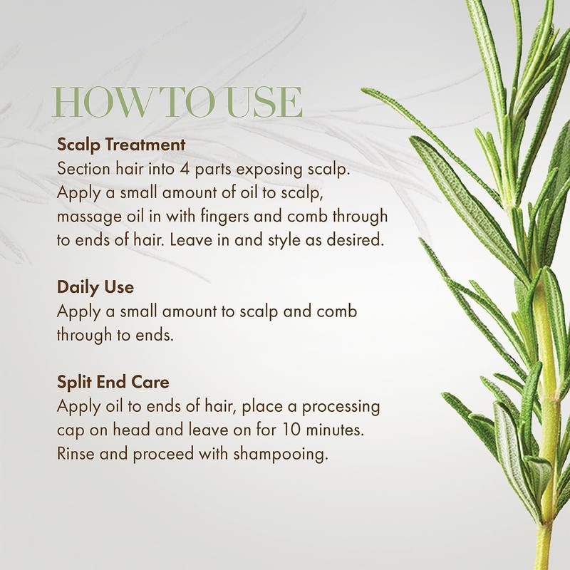 MIELLE Rosemary Mint Scalp & Hair Strengthening Oil Model (3399-9243)
