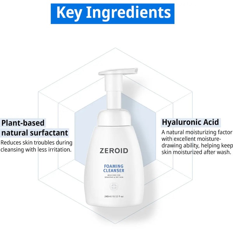 ZEROID Foaming Cleanser
