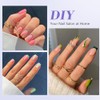 600pcs Uñas Postizas Nail Art Tips, Francesa Uñas Acrilicas Uñas