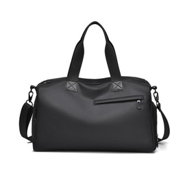 flintronic Sports Bag for Men and Women with Shoe Compartment & Wet Compartment, Sports Travel Bag Weekender Women's for Travel, Gym, Yoga, Hand Luggage Bag for Airplane, 39 x 20 x 23 cm, Black,