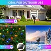 Brightever Outdoor Solar String Lights Waterproof, 2-Pack Total 80FT 200LED