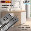 Handyhome Corredera Cajón Handy Home 35cm X 4.5cm 1paquete 2pz