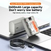 NP-FZ100 Batteries 2-Pack 2600mAh, Type-C Charging Port for Sony A7iv,