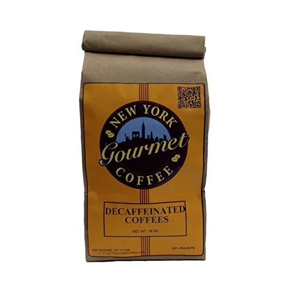 Decaffeinated Toasted Coconut Almond Coffee | 1Lb bag - Fine Grind | New York Gourmet Coffee