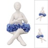 Ballerina Statue Beautiful Relaxed Mood Delicate Ceramic Ballet Dancer Figurine