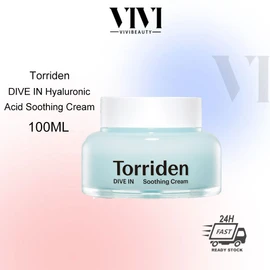 Torriden DIVE IN Low Molecular Hyaluronic Acid Soothing Cream 100ml for Sensitive and Dry Skin