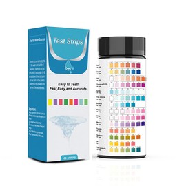 14 in 1 Drinking Water Testing Kit- Drinking Water, Swimming Pools and Spas Test Kit for Hardness,pH, Lead, Iron, Copper, Chlorine, Fluoride and More (100-Strips)
