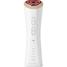 Face Factory Link Shot Galvanic High Frequency Massager, FF-36, White / 페이스팩토리 링크샷 갈바닉 고주파 마사지기, FF-36, 화이트