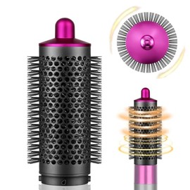 SWAZVAC Midsize Round Volumizing Brush Attachment for Dyson Airwrap,Hair care styler，Rose