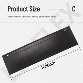 532444501 444501 Rear Skirt for Husqvarna Skirt Rear Mower Models HU800AWD HD600L HD700L HD725E HD800BBC HD800HW HU625AWD HU675AWD HU700AWD HU700H