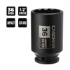 CASOMAN 1/2" Drive x 36 mm Deep 12 PT Impact