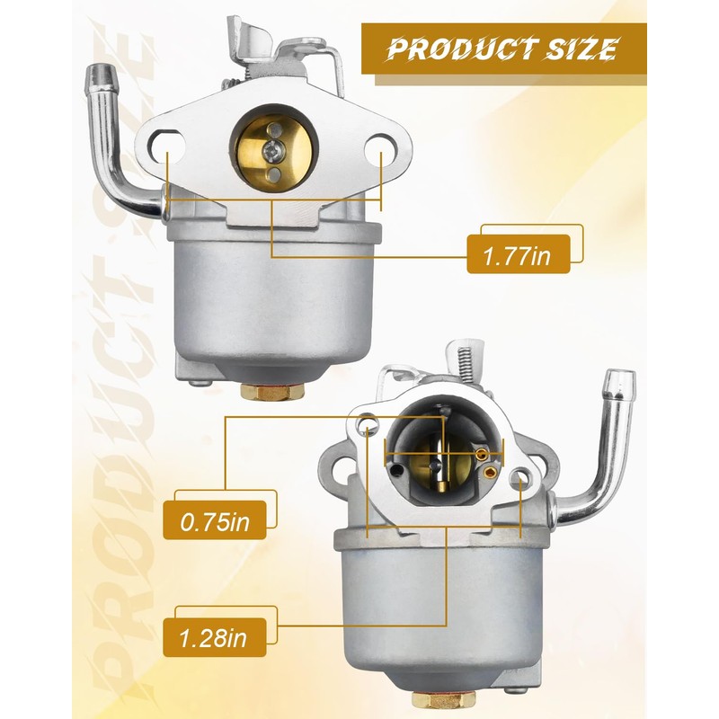 795840 Carb Fits for Briggs and Stratton 1500 series snow