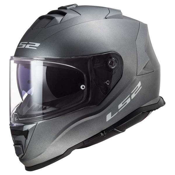 LS2 Helmets Assault Full Face Motorcycle Helmet W/SunShield (Matte Titanium