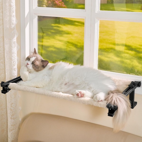 Nxwjoy Cat Window Perch, Sturdy Cat Window Hammock Seat for