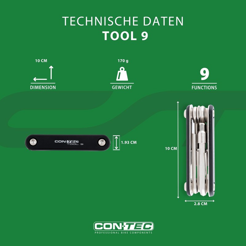 CONTEC Multi Tool Multi Tool 9 Functions