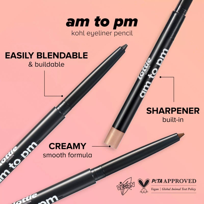 PK Lottie Lomdom Am Pm Retractable Eyeliner 3pk