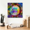 Epic Graffiti 'SOL Solana Crypto,' Canvas Wall Art, 18"x18"
