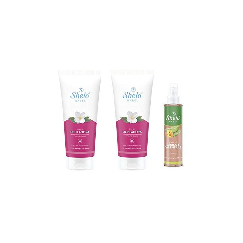 Kit Crema Depiladora con Sheló Nabel
