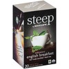 steep by Bigelow Organic English Breakfast Black Tea, Caffeinated, 20