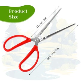 PEOVLVN Reptile Feeding Tongs, 28cm Aquarium Tweezers Snake Feeding Tongs Anti-Skid Easy-Grip Extra Long Tweezers for Aquarium Reptile Tank Accessories Terrarium Tools Feeding Tongs (Red)