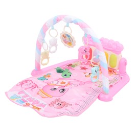 Baby Gyms Play Mat Piano Tummy Time Musical Activity Early Education Educational Toy Dolphin Pattern