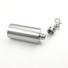 iSavage 1.5oz Hip Flask 18/8 Stainless Steel Cylinder Shaped Mini