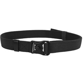Nylon Outdoor Multifunction Rescue Rappelling Downhill Military Waist Belt Heavy Duty(black )