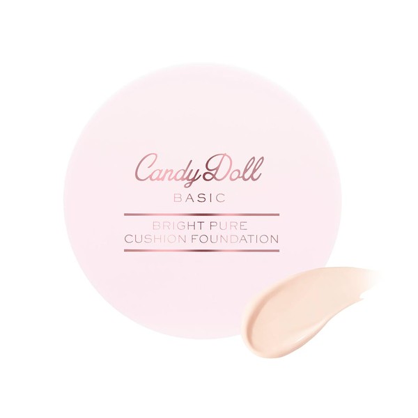 CandyDoll Bright Pure Cushion Foundation (02 Natural Vanilla) [Mini Foundation Tone Up Transparency Skin Skin ]