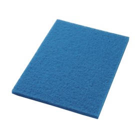 Americo Manufacturing 40041420 Blue Cleaner Floor Scrubbing Pad Rectangle (5 Pack), 14" x 20"