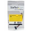StarTech SATAPOWADPL 6in 4 Pin Molex to Left Angle SATA