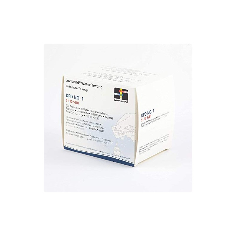 Lovibond DPD No.1 Free Chlorine Tablets- 500 Tablets, Suitable for