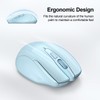TECKNET Wireless Mouse (BT5.0/3.0 & 2.4G) Rechargeable 4800 DPI Silent