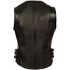 Milwaukee Leathter LV1911 Ladies Vest with Side Belt Adjusters
