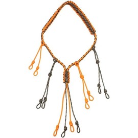 Duck Call Lanyard Paracord  Goose Calls 12/16/20 Adjustable Loops Outdoor  Gear for Pheasant Waterfowl Hand Braided Necklace - Color: Orange