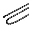 FindChic Curb Chain Men’s Women's Stainless Steel Necklace in Silver