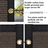 UPGRADE Privacy Fence Screen 90% Visual Blockage 6'x6' Brown Outdoor
