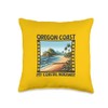 Hideaway - Oregon Coast Throw Pillow