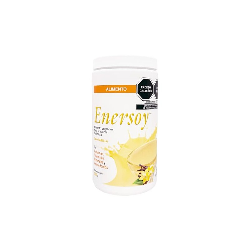 Salud Natural Enersoy Polvo para Preparar Malteada Sabor Vainilla 500g.