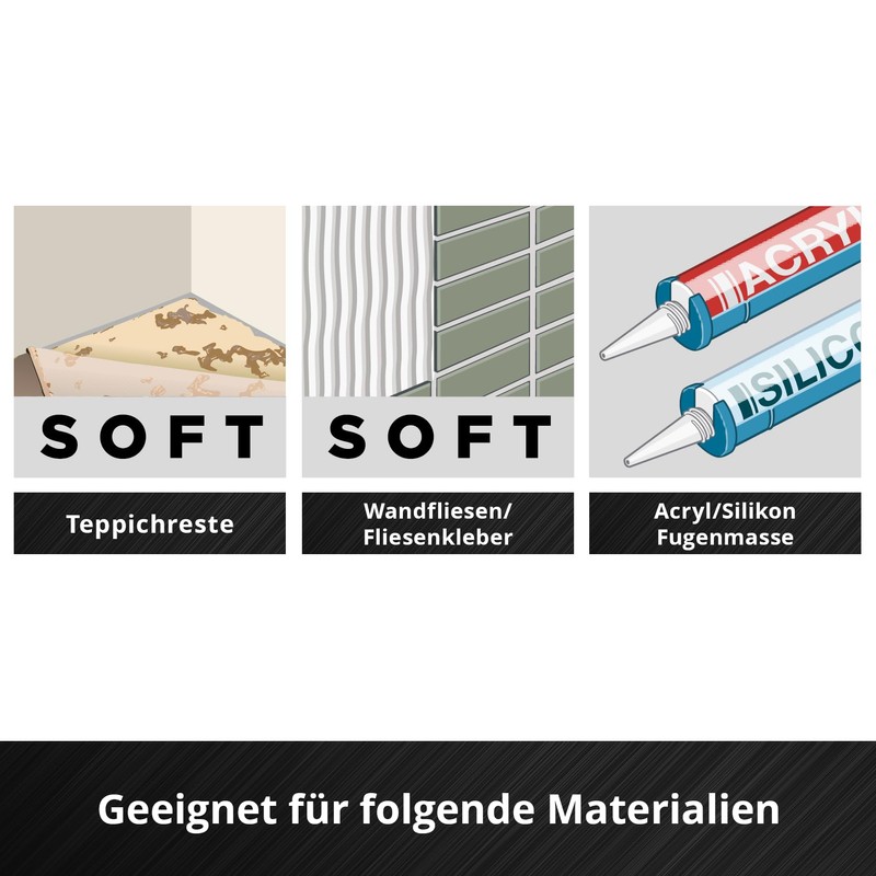 Original Einhell Scraper Flexible 52 mm (Durable Carbon Steel, Open