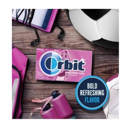 ORBIT Gum Bubblemint Sugar free Chewing Gum, 14 Pieces (Pack of 12)