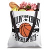 Ballin’ for Christ Powered by Faith Christian Basketball Tote Bag